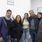 FABIANI Y PAULA EICHEL RECORRIERON LA PAVIMENTACIÓN DE LA CALLE BRADLEY EN BURZACO
